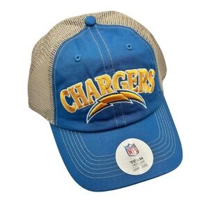 NFL Los Angeles Chargers Hat Cap Blue Tan‎ Trucker One Size ~ BRAND NEW